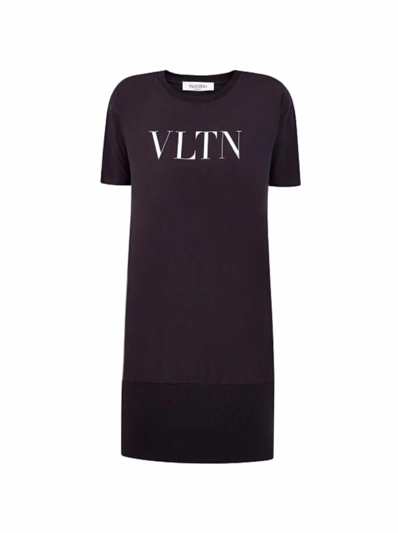 

Хлопковое платье-футболка Valentino