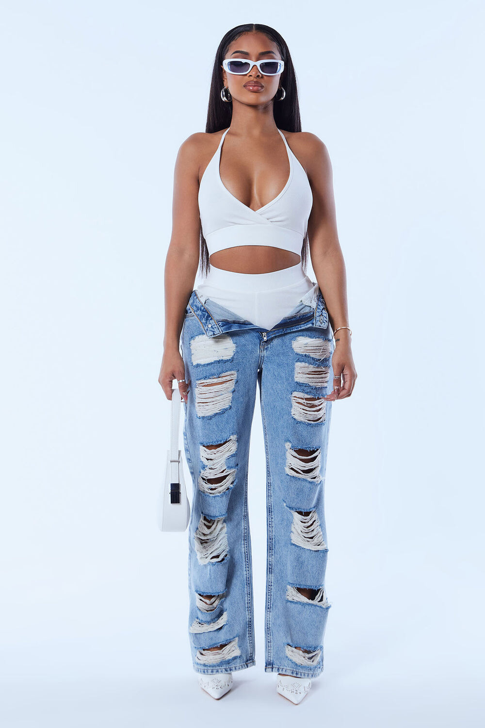 

Джинсы Fashion Nova FN326082, синий