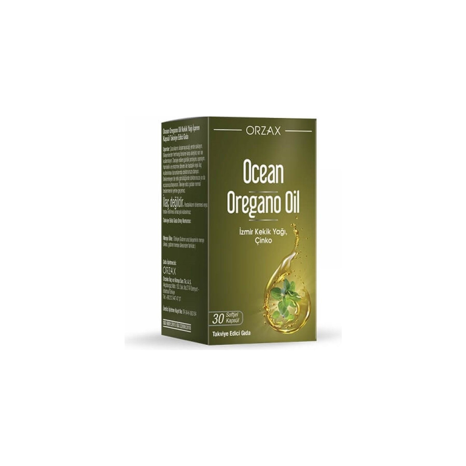 Масло орегано Orzax Ocean, 30 капсул sesderma бад fenalderm food supplement к пище феналдерм 90 капсул