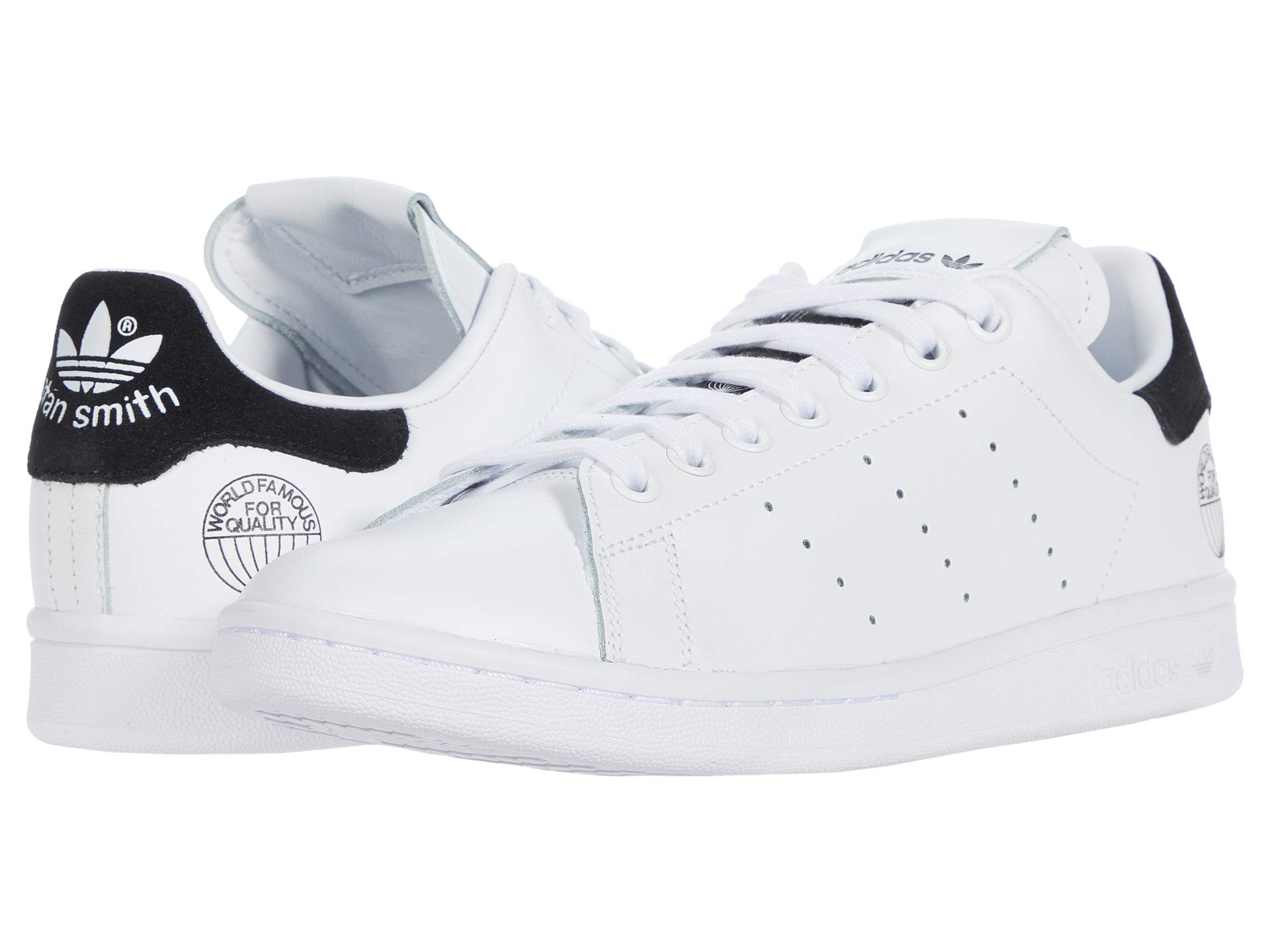 Мужские кроссовки Adidas Originals Stan Smith, белый/черный кроссовки adidas own the game 2 0 basketball shoes цвет footwear white footwear white core black