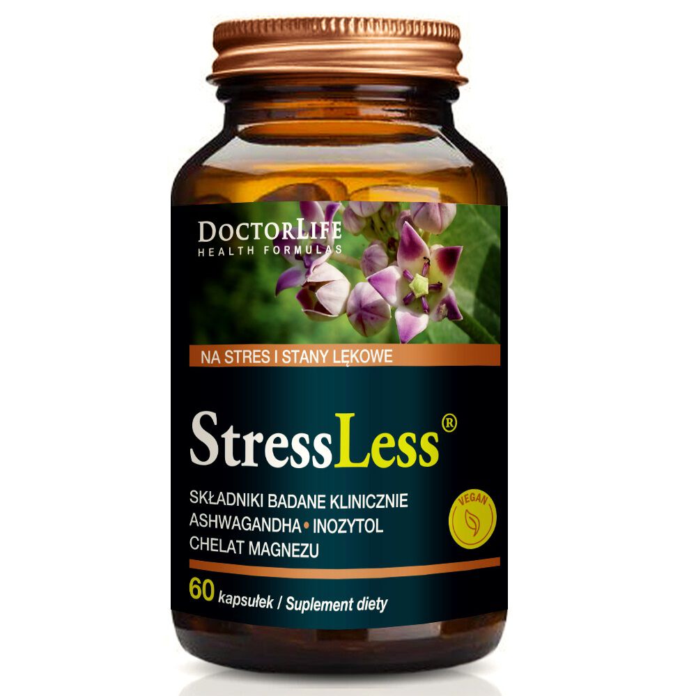 Doctor Life StressLess биологически активная добавка от стресса и беспокойства, 60 капс./1 уп.