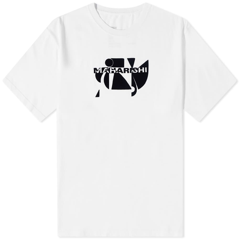 

Футболка Maharishi Cubist Maharishi Flock Tee, Белый