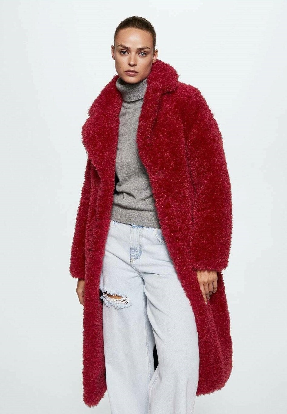 

Пальто зимнее Mango, rood