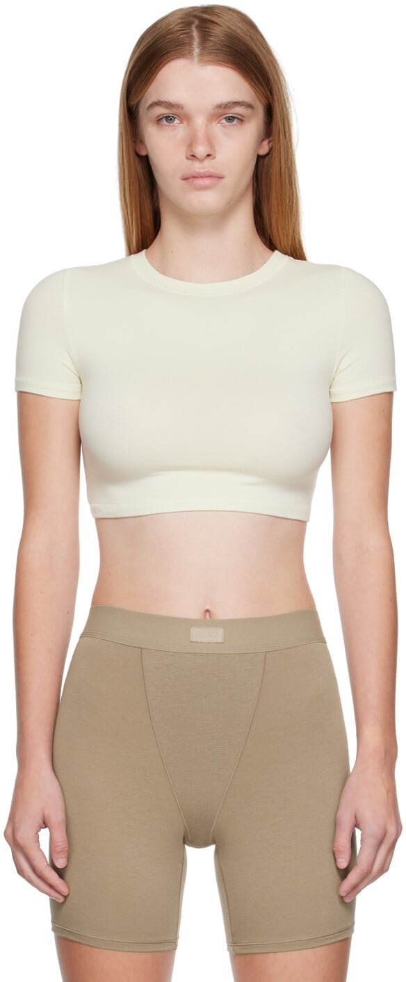 

Укороченная футболка Off-White SKIMS