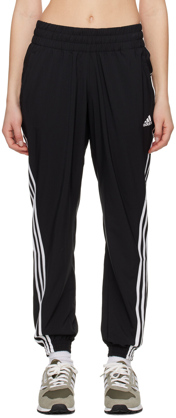 

Черные брюки Bonded Lounge adidas Originals