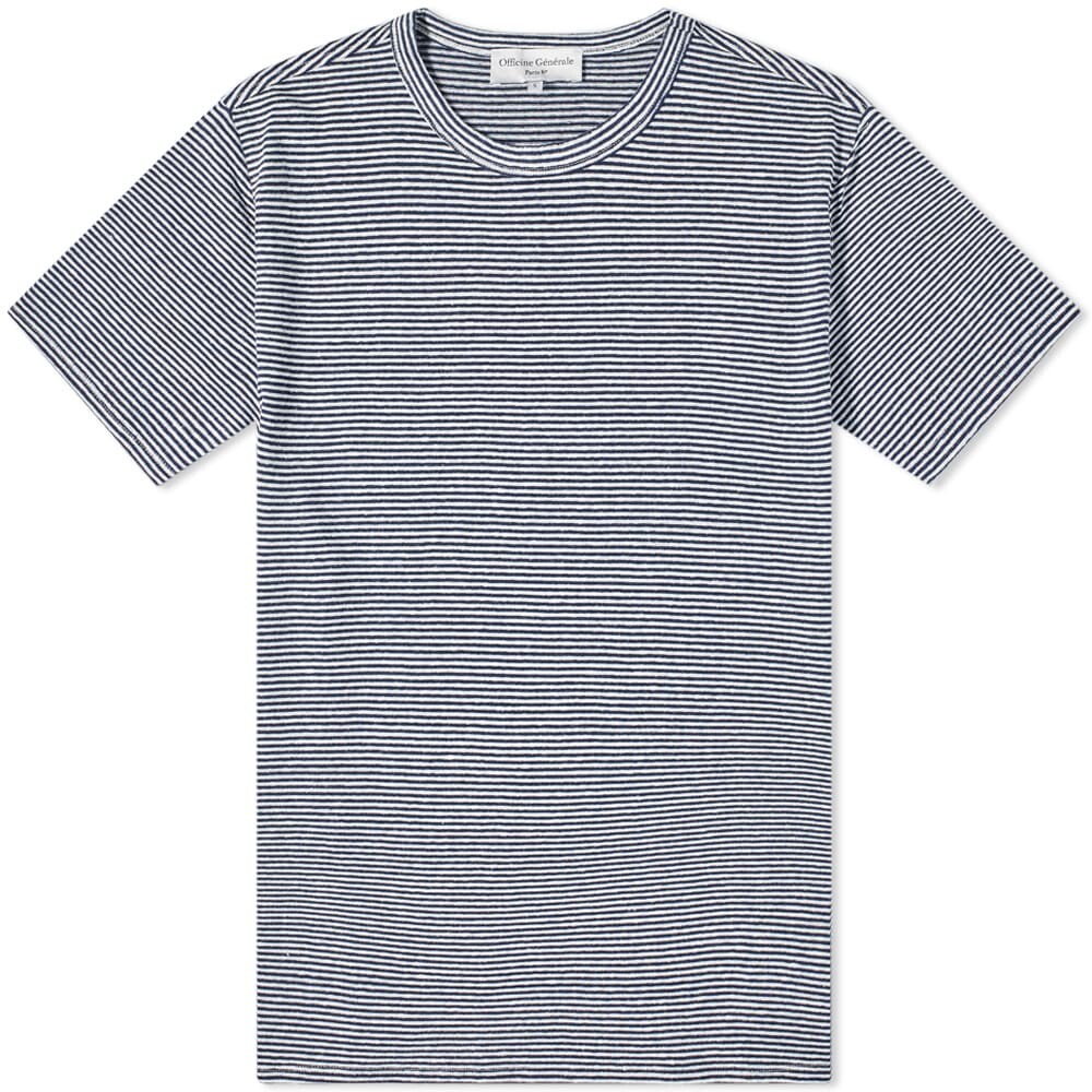 

Футболка Officine Générale Fine Stripe Tee