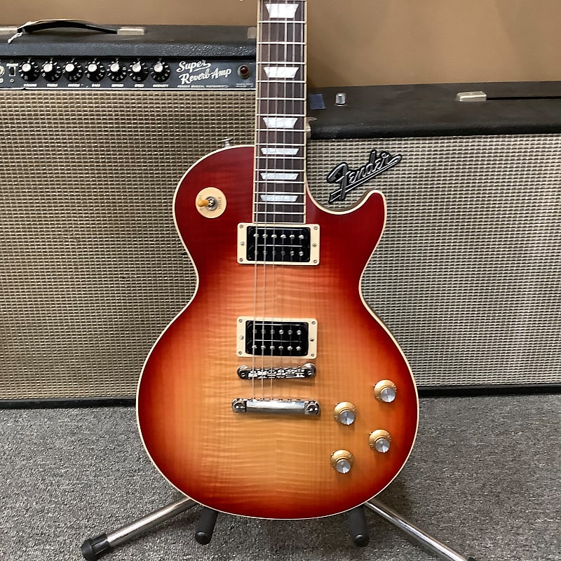 2022 Gibson Les Paul STD '60s Выцветшие винтажные вишневые солнечные лучи 2022 Les Paul STD '60s Faded Vintage Cherry Sunburst