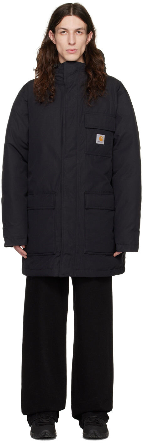 

Черная сибирская холодная куртка Carhartt Work In Progress, Черный