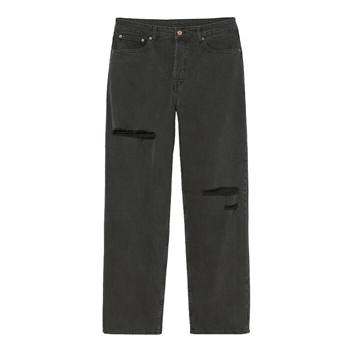 

Джинсы H&M Straight High Waist +, черный