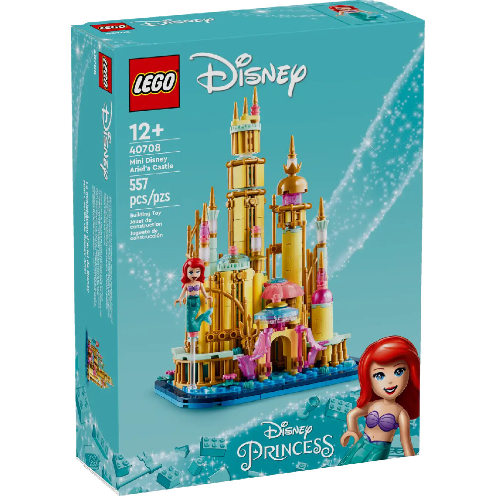 

Конструктор Lego Mini Disney Ariel's Castle 40708, 557 деталей