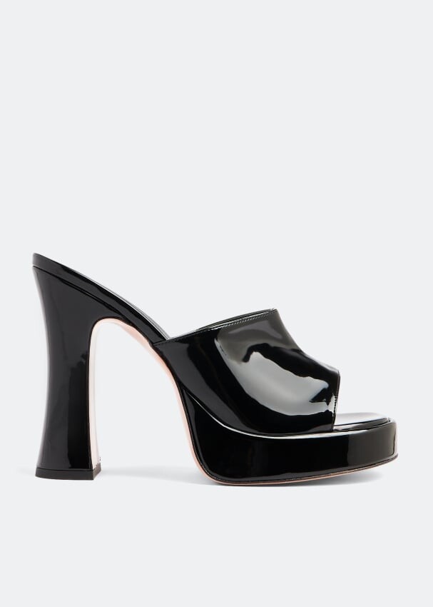 

Мюли PIFERI Bella platform mules, черный