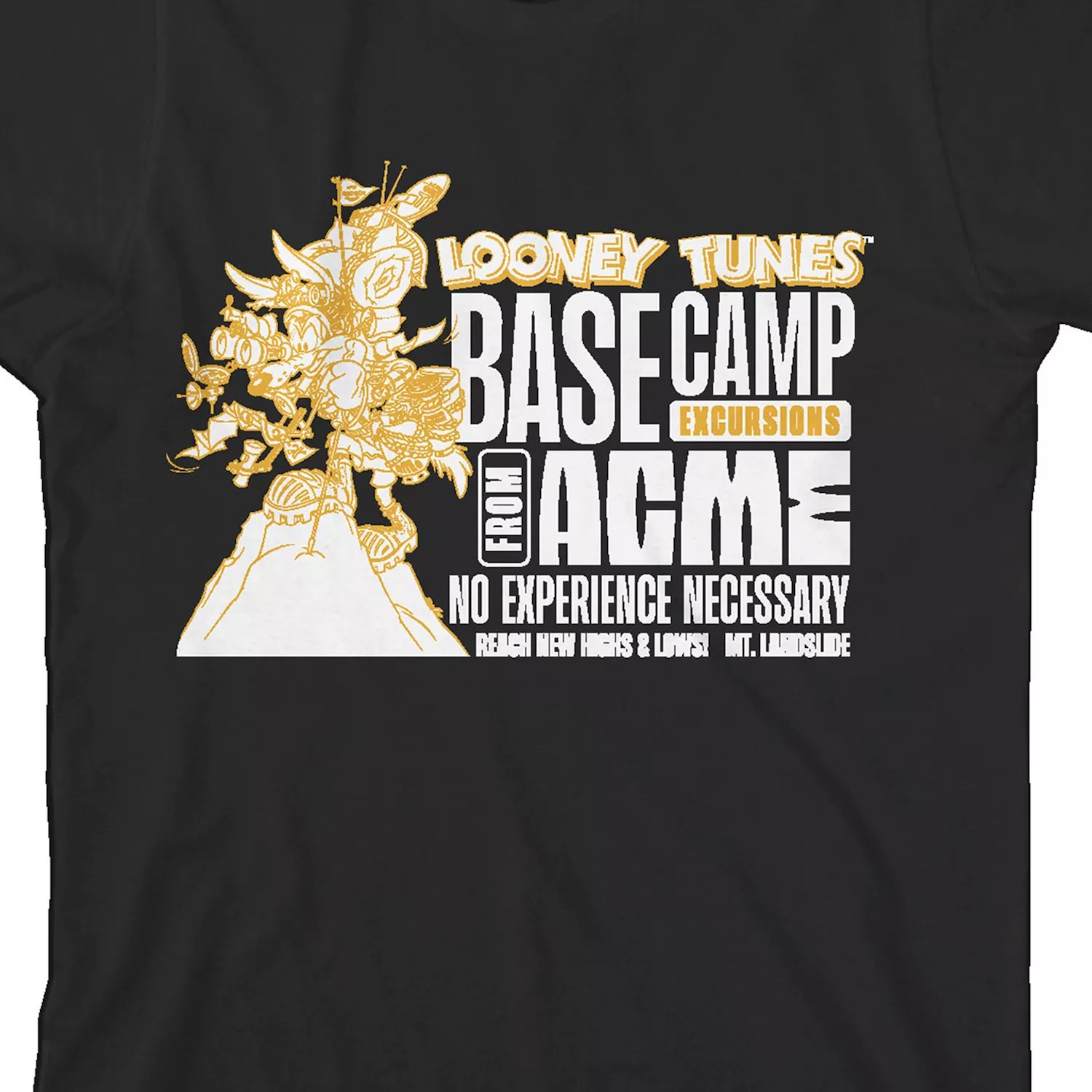 Футболка с рисунком «Базовый лагерь Looney Tunes» для мальчиков 8–20 лет Licensed Character футболка с рисунком looney tunes vacations для мальчиков 8–20 лет licensed character
