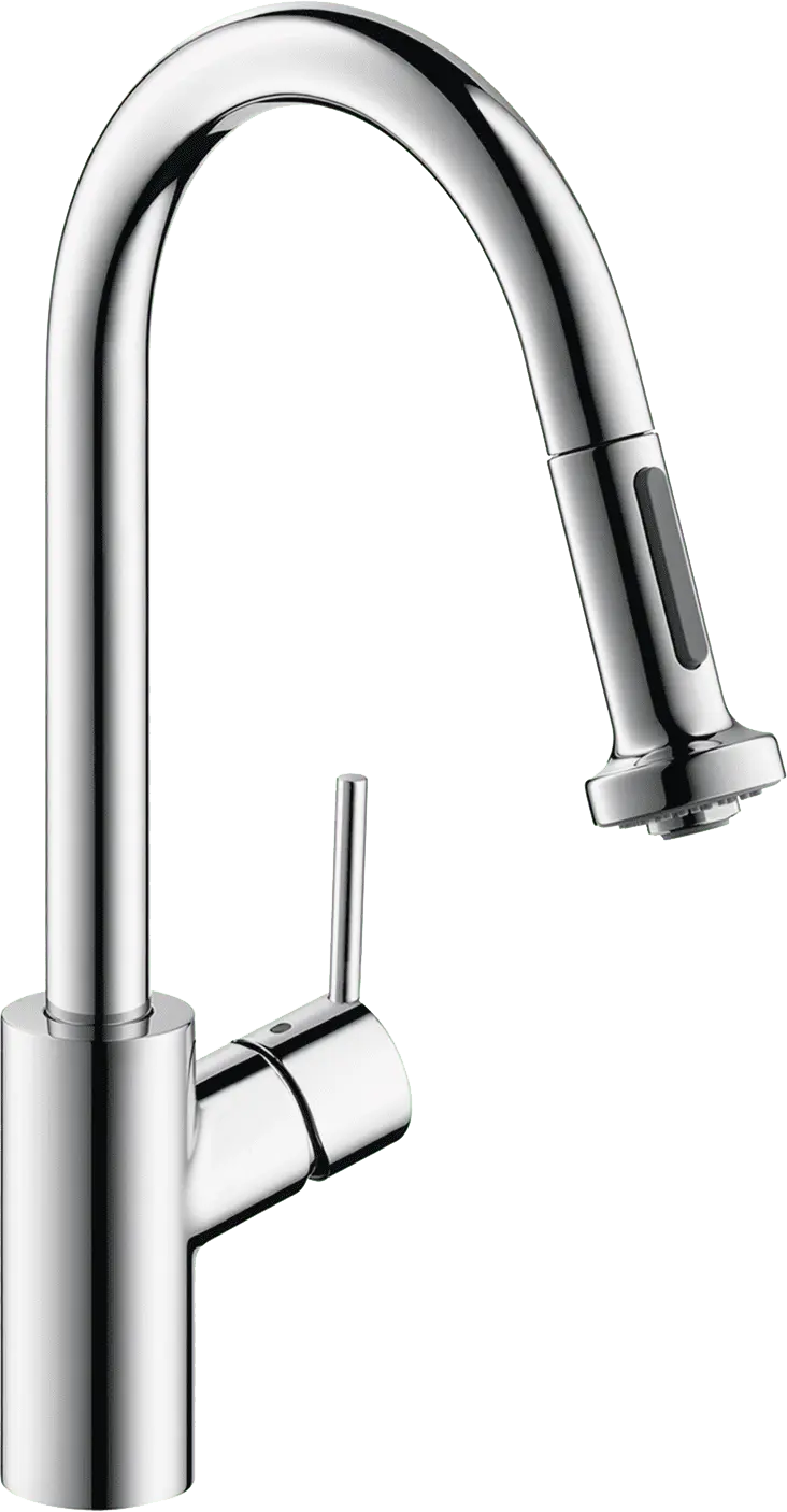 

Выдвижной смеситель для кухни Hansgrohe Talis S2 HighArc с двумя распылителями, chrome