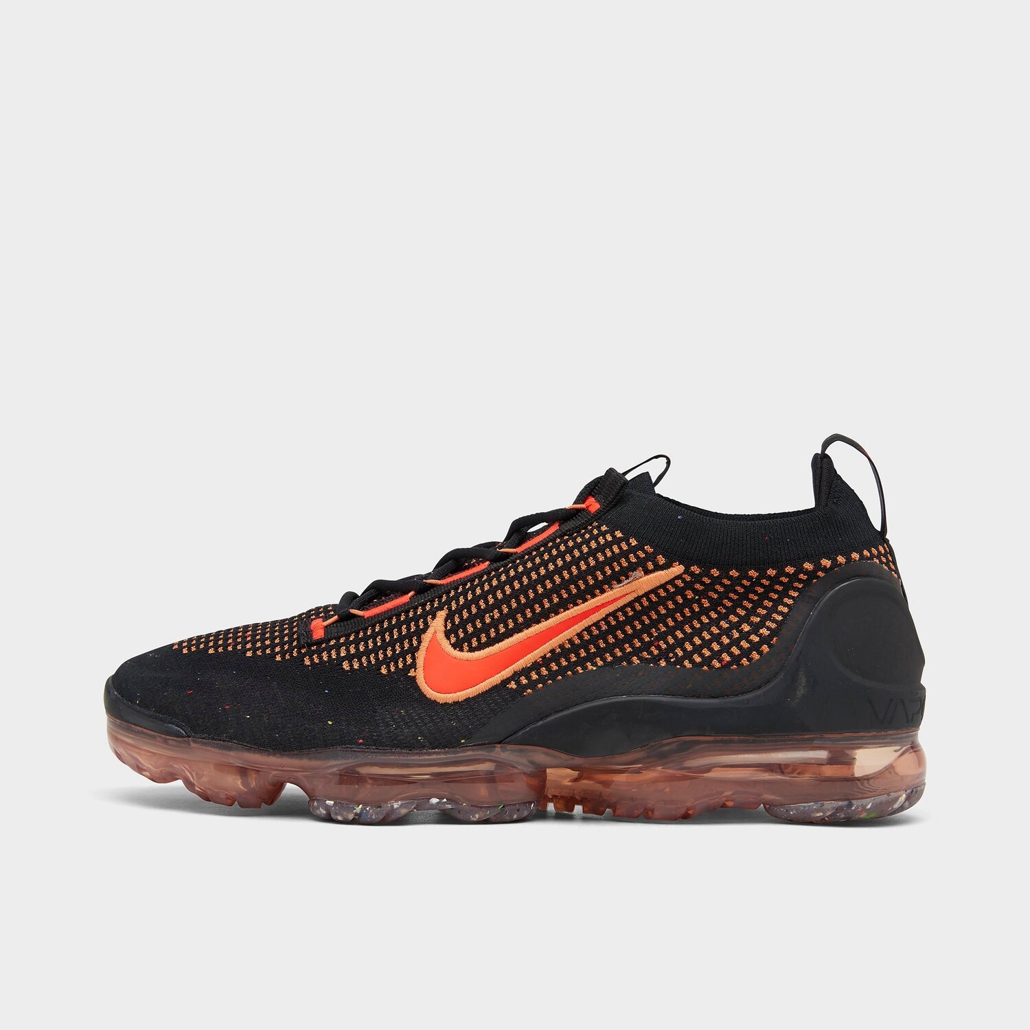

Кроссовки Nike Air Vapor Max 2021 Flyknit, черно-оранжевый