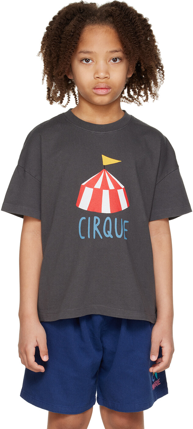 

Детская серая футболка \Cirque\"" Jellymallow