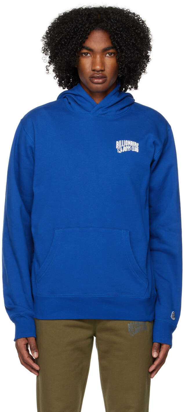 

Худи синего цвета с маленькой аркой Billionaire Boys Club, Синий
