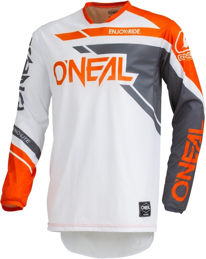 

Джерси Oneal Hardwear Rizer мотокросс, серый/желто-красный