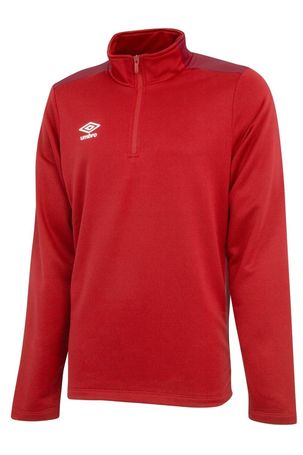 

Толстовка с полумолнией Umbro, красный