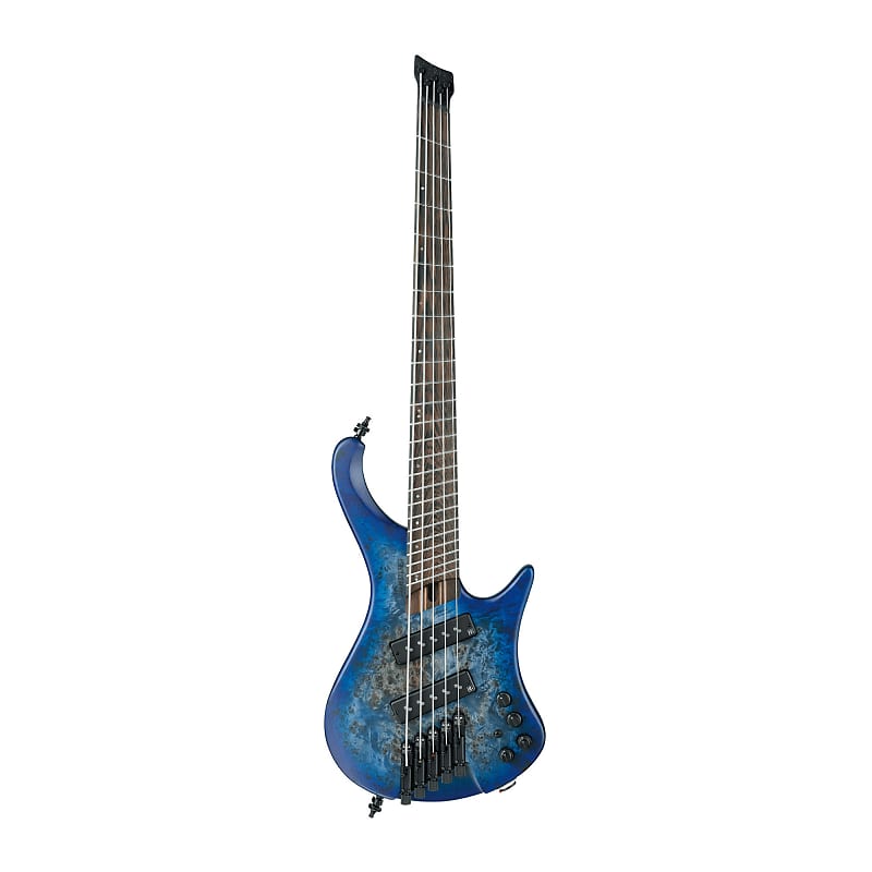 цена Ibanez EHB Ergonomic Headless Bass 5-String 24 Frets Electric Guitar (правая рука, Pacific Blue Burst Flat) Ibanez EHB Ergonomic Headless Bass 5-String Guitar (Pacific Blue Burst Flat)