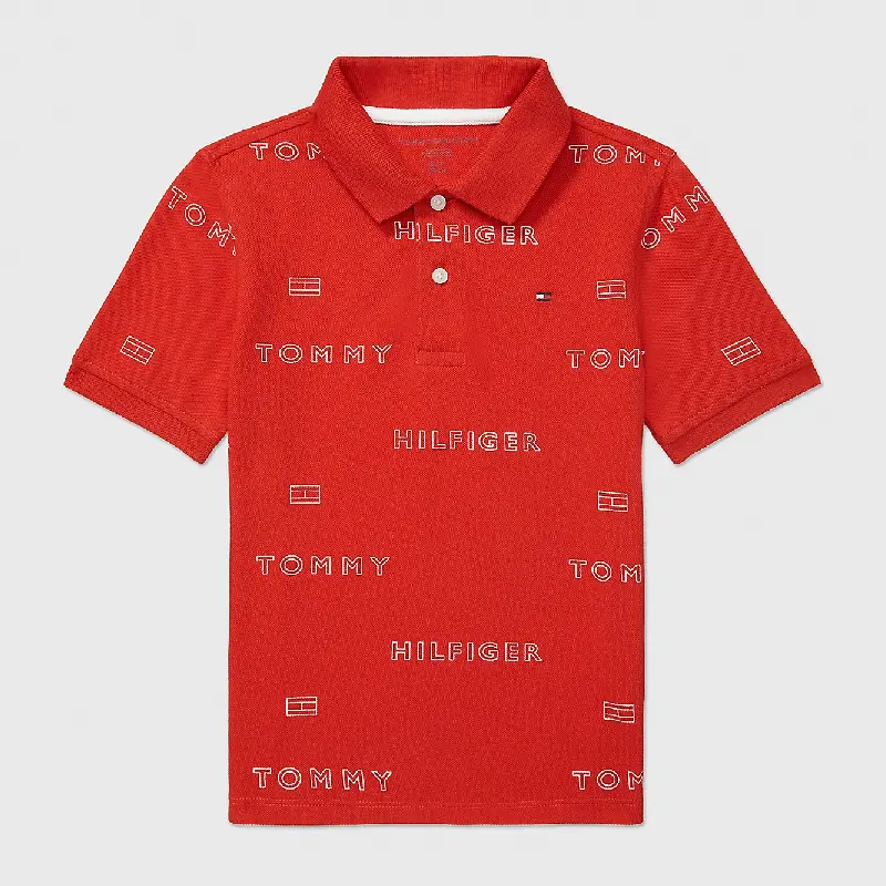 

Футболка-поло Tommy Hilfiger Kids' Hilfiger, красный