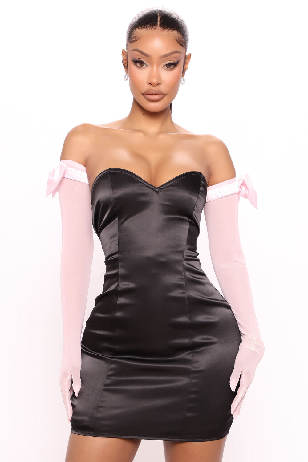 

Мини платье Fashion Nova D8031C, черный