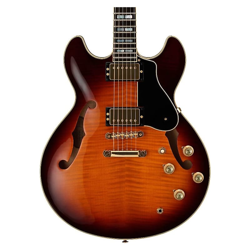 Полуакустическая электрогитара Yamaha SA2200, коричневый цвет Sunburst полуакустическая электрогитара yamaha sa2200 2022 brown sunburst sa2200 semi hollow electric guitar