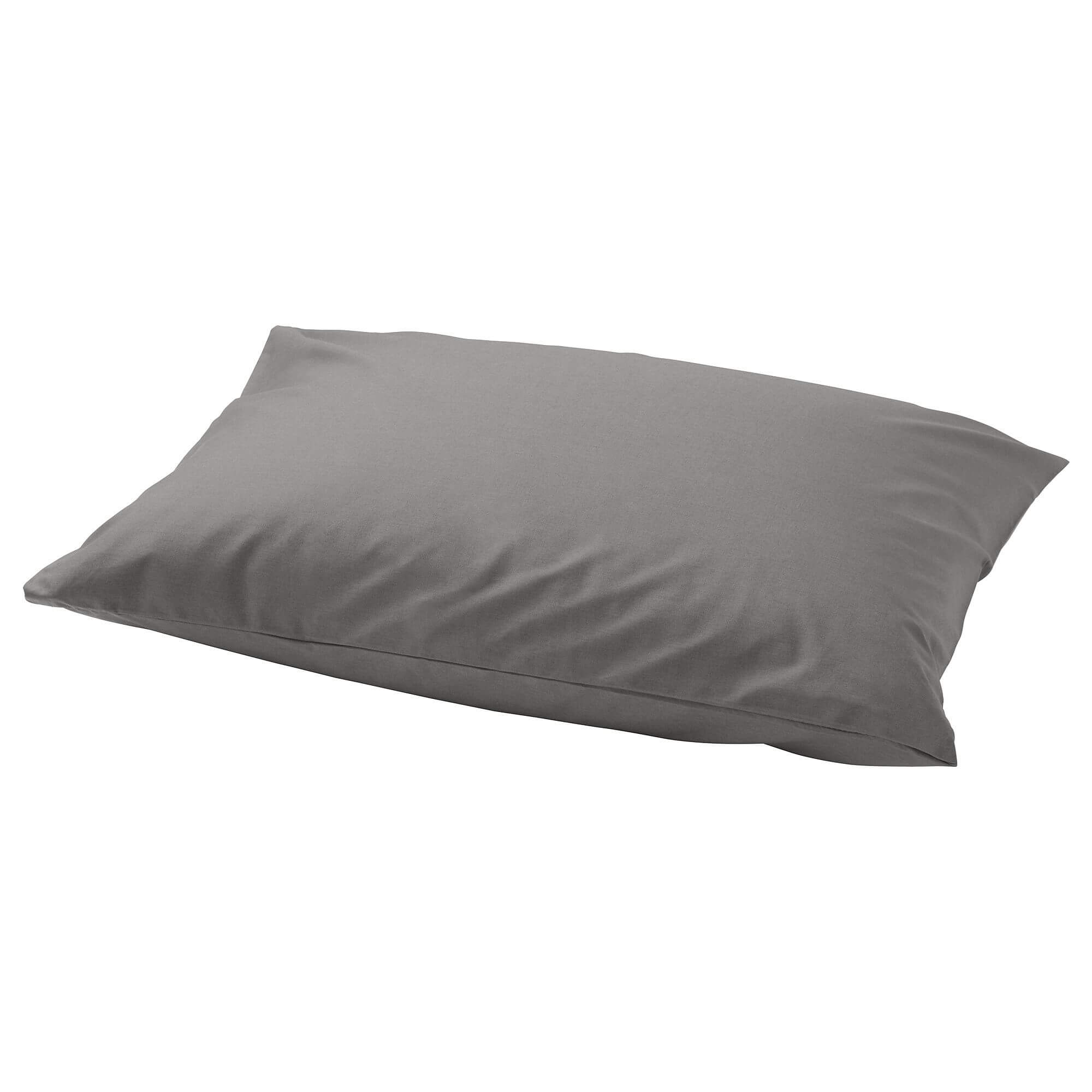 Наволочка Ikea Ullvide, 50x60 см, серый наволочка для подушки ikea klagshamn темно серый