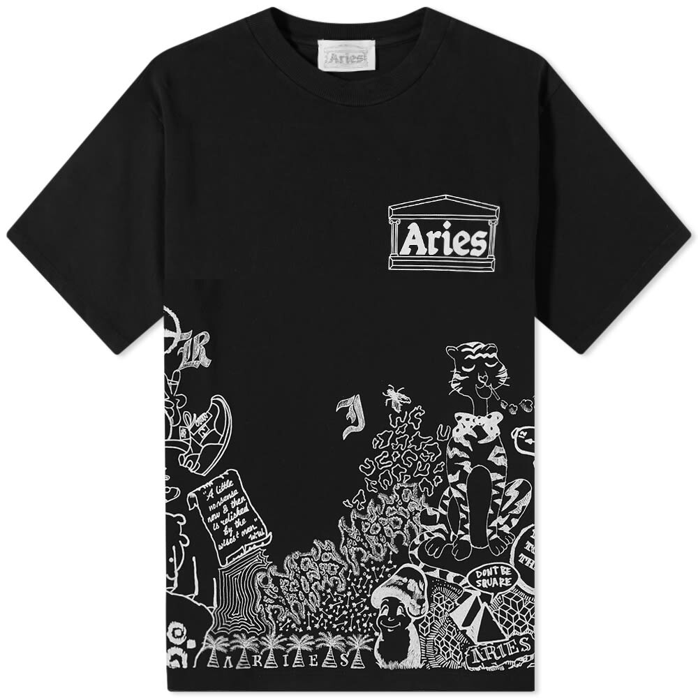 

Футболка Aries Doodle Tee, Черный