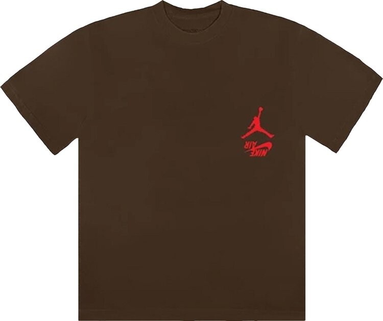 Cactus Jack by Travis Scott x Air Jordan Highest T Shirt Brown CDEK.Shopping