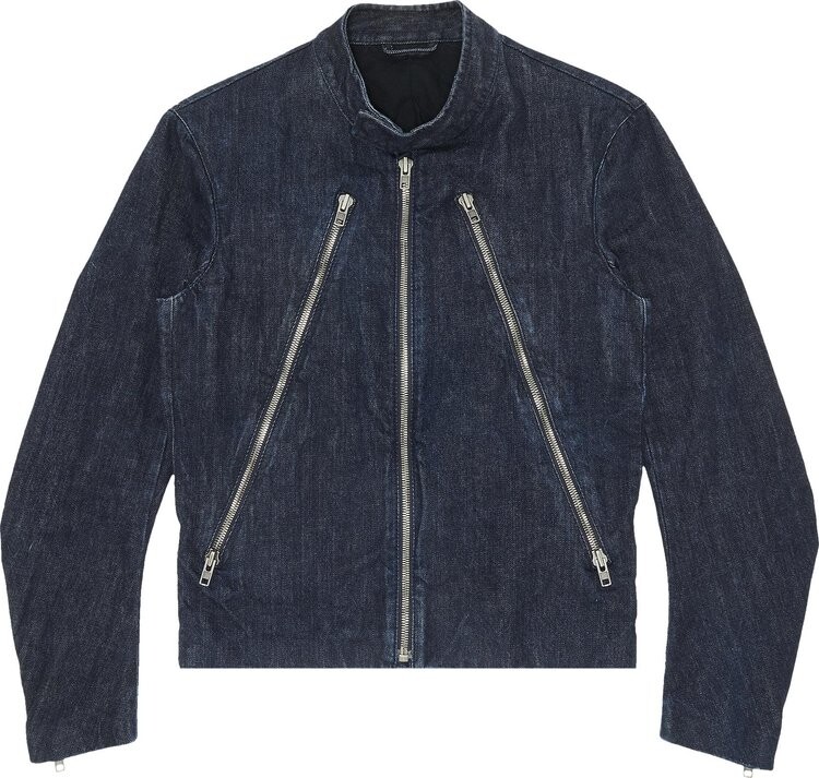

Куртка Vintage Maison Margiela Five Zip Jacket 'Glazed Indigo', синий