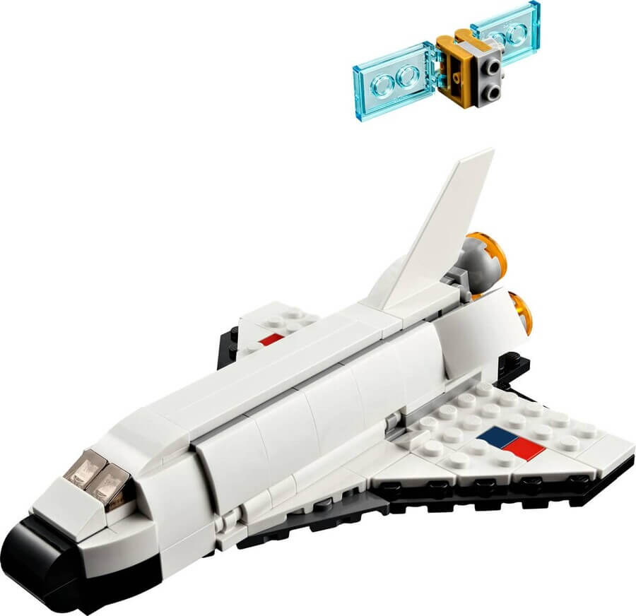 Конструктор LEGO Космический челнок Creator 3-в-1, 144 детали конструктор lego ретро мотоцикл creator 3 в 1 128 деталей