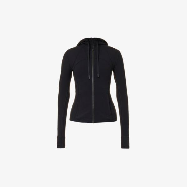 цена Куртка define из эластичного джерси с высоким воротником Lululemon, черный