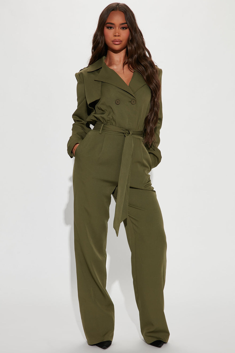 

Комбинезон Fashion Nova BJ994, оливковый