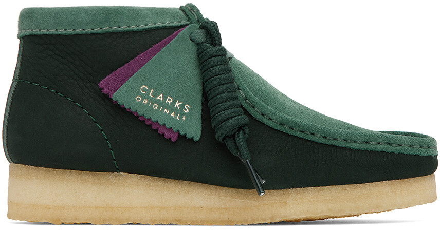 

Синие сапоги валлаби Clarks Originals