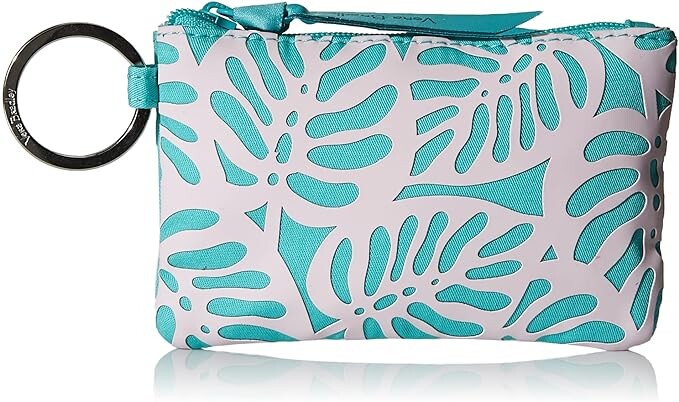 

Женский хлопковый кошелек Vera Bradley на молнии с чехлом для документов, тропический лес