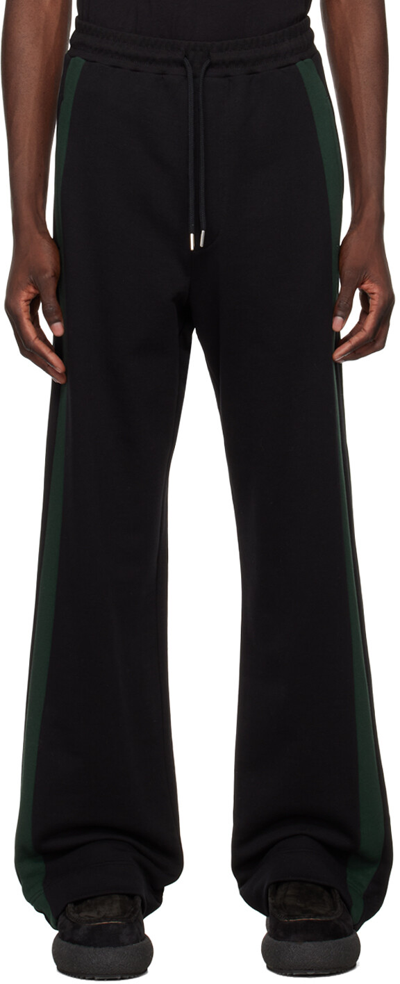 

Черные спортивные штаны в полоску Dries Van Noten