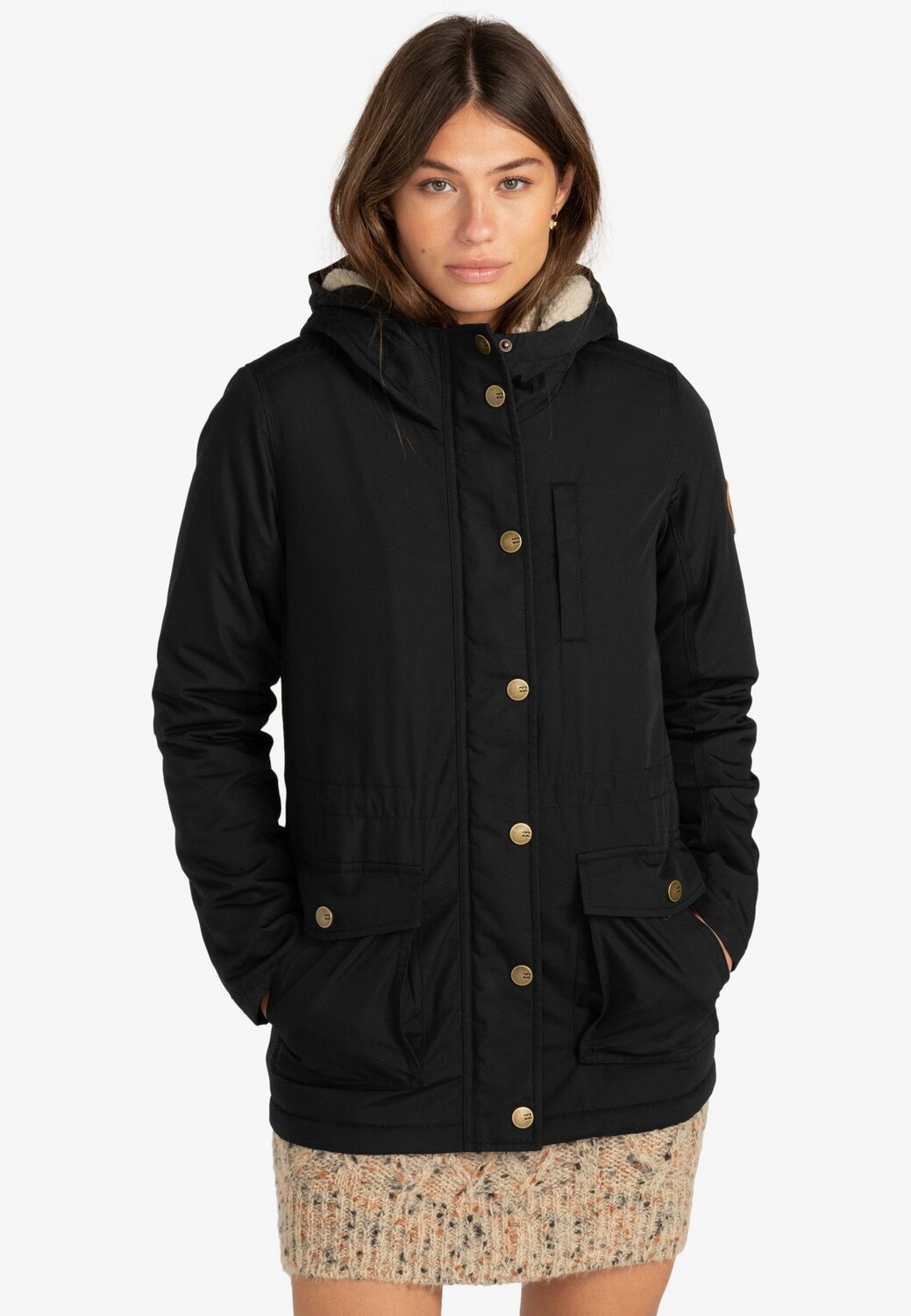 

Пальто зимнее Billabong, черный