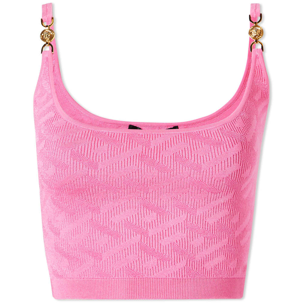 

Футболка Versace Crop Top, Коричневый