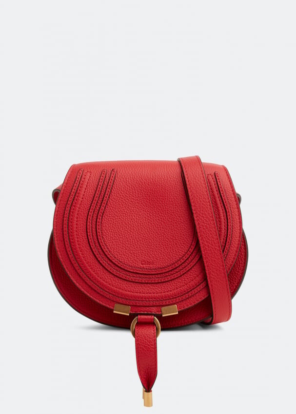 

Сумка кросс-боди CHLOÉ Marcie small saddle bag , красный