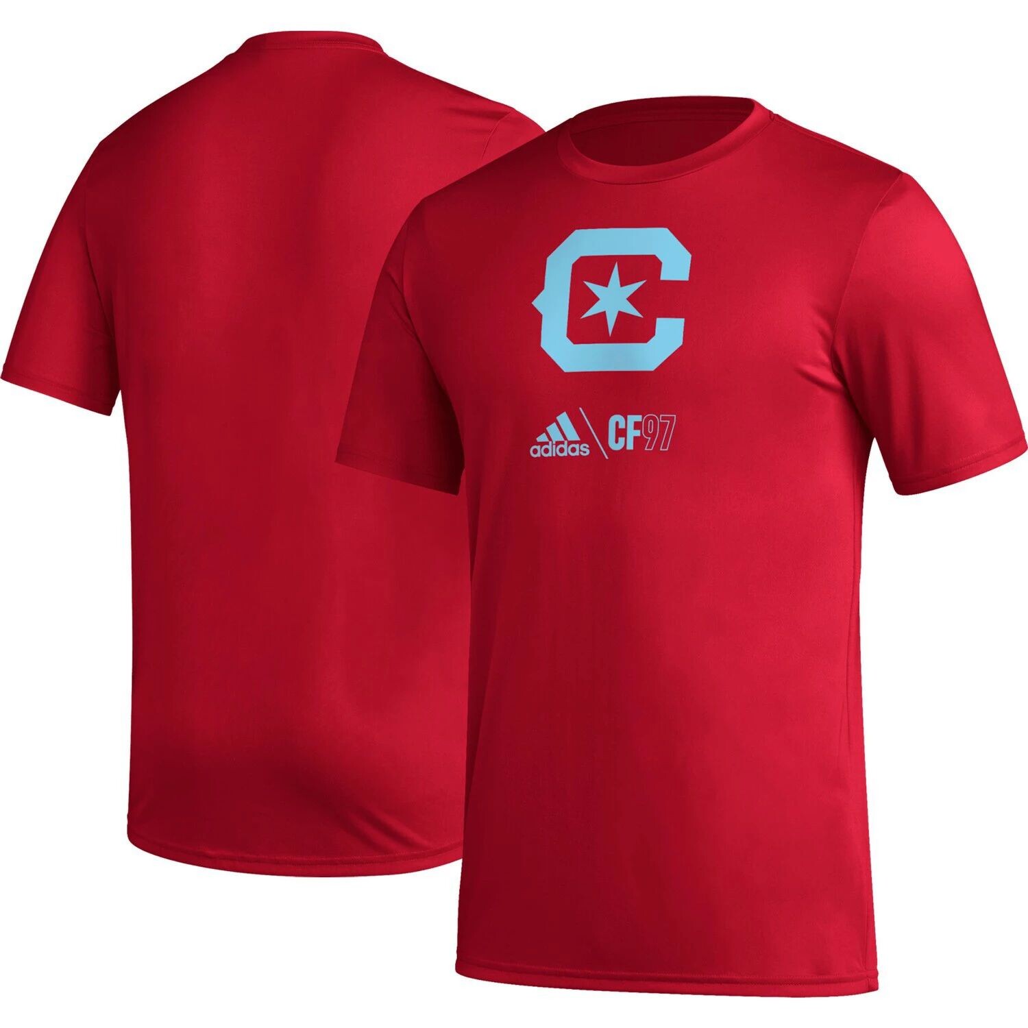 

Мужская красная футболка Chicago Fire Icon adidas, Красный