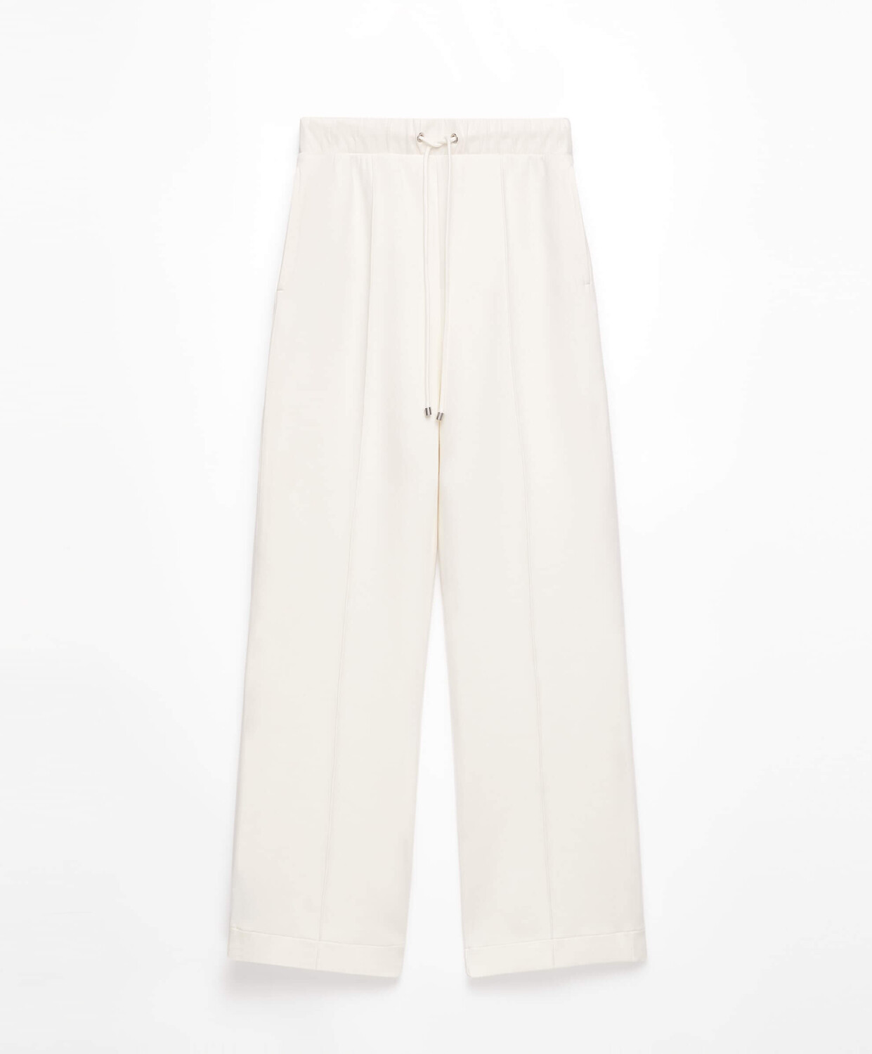 

Брюки Oysho Relaxed Straight-leg, экрю