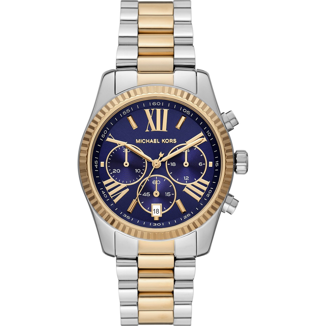 Lexington two tone sale watch michael kors