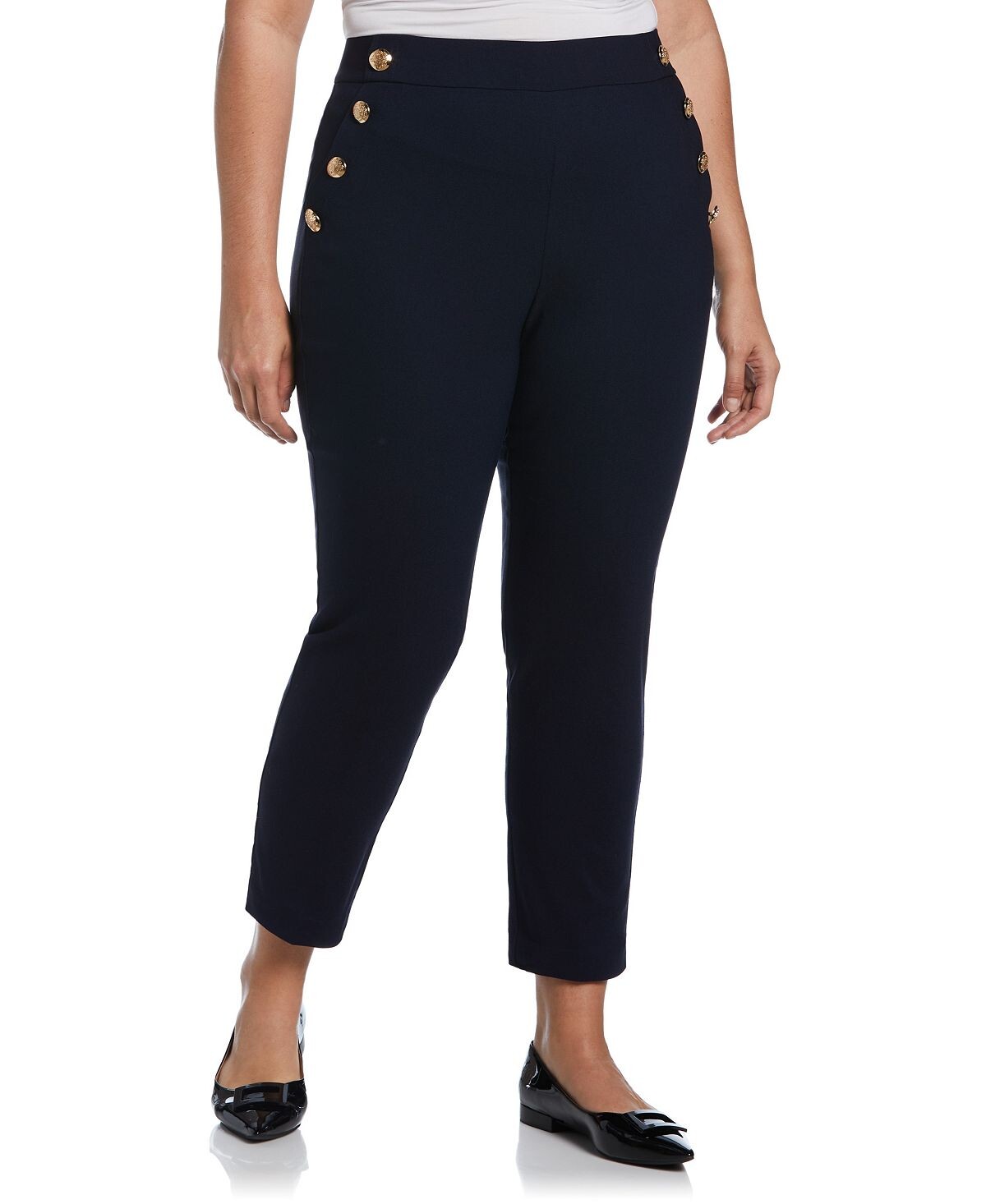 

Плюс размер узкие брюки до щиколотки supreme stretch twill ELLA Rafaella