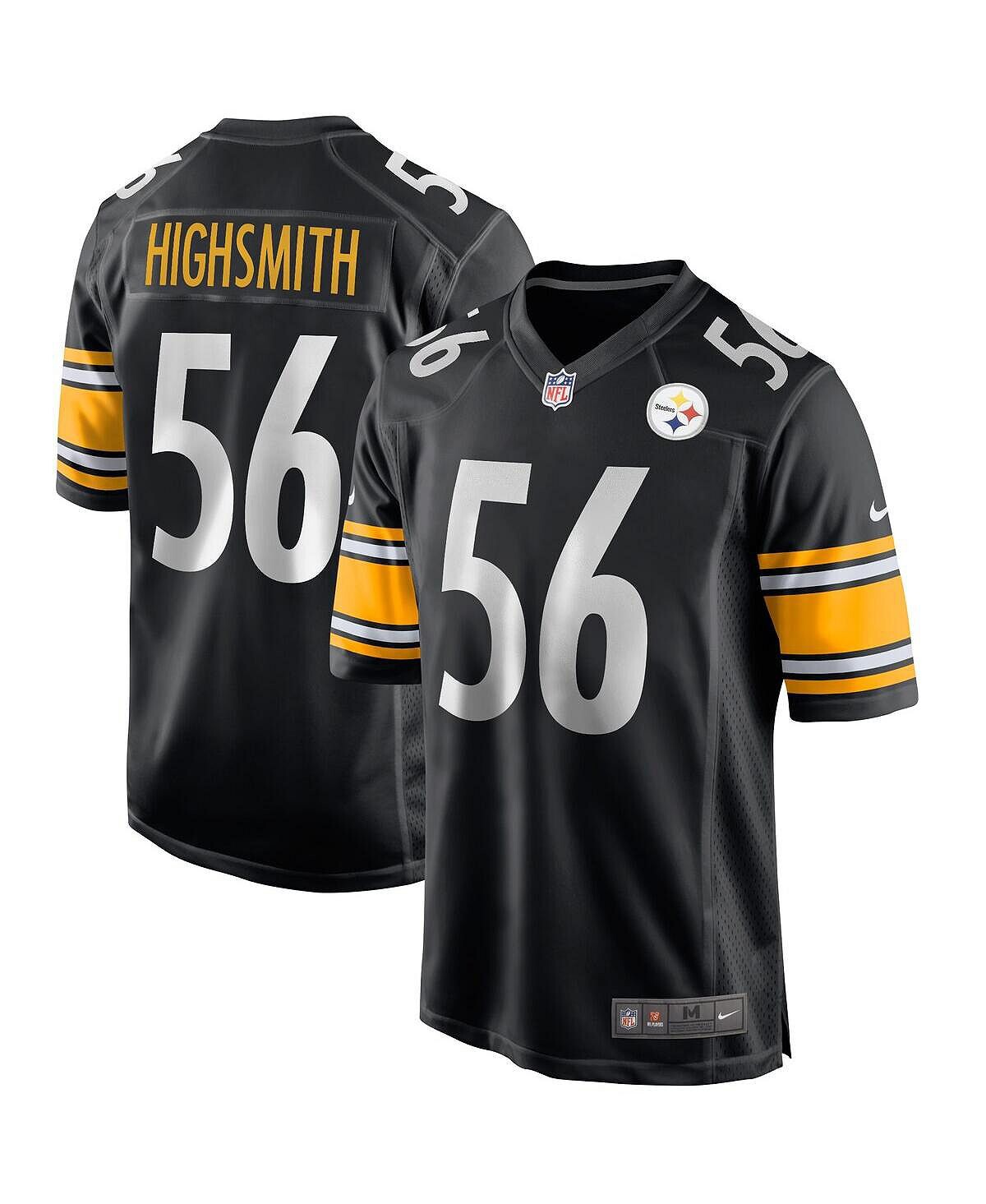 

Мужская футболка alex highsmith black pittsburgh steelers game jersey Nike, черный