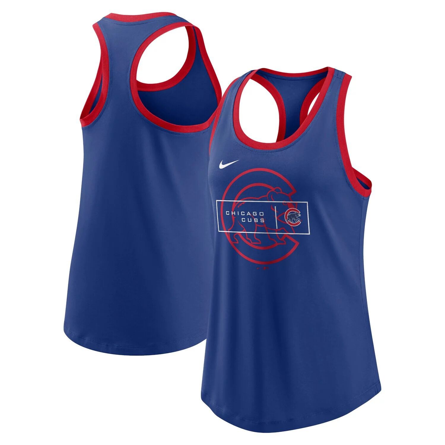 

Женская майка Nike Royal Chicago Cubs X-Ray Racerback Performance Nike