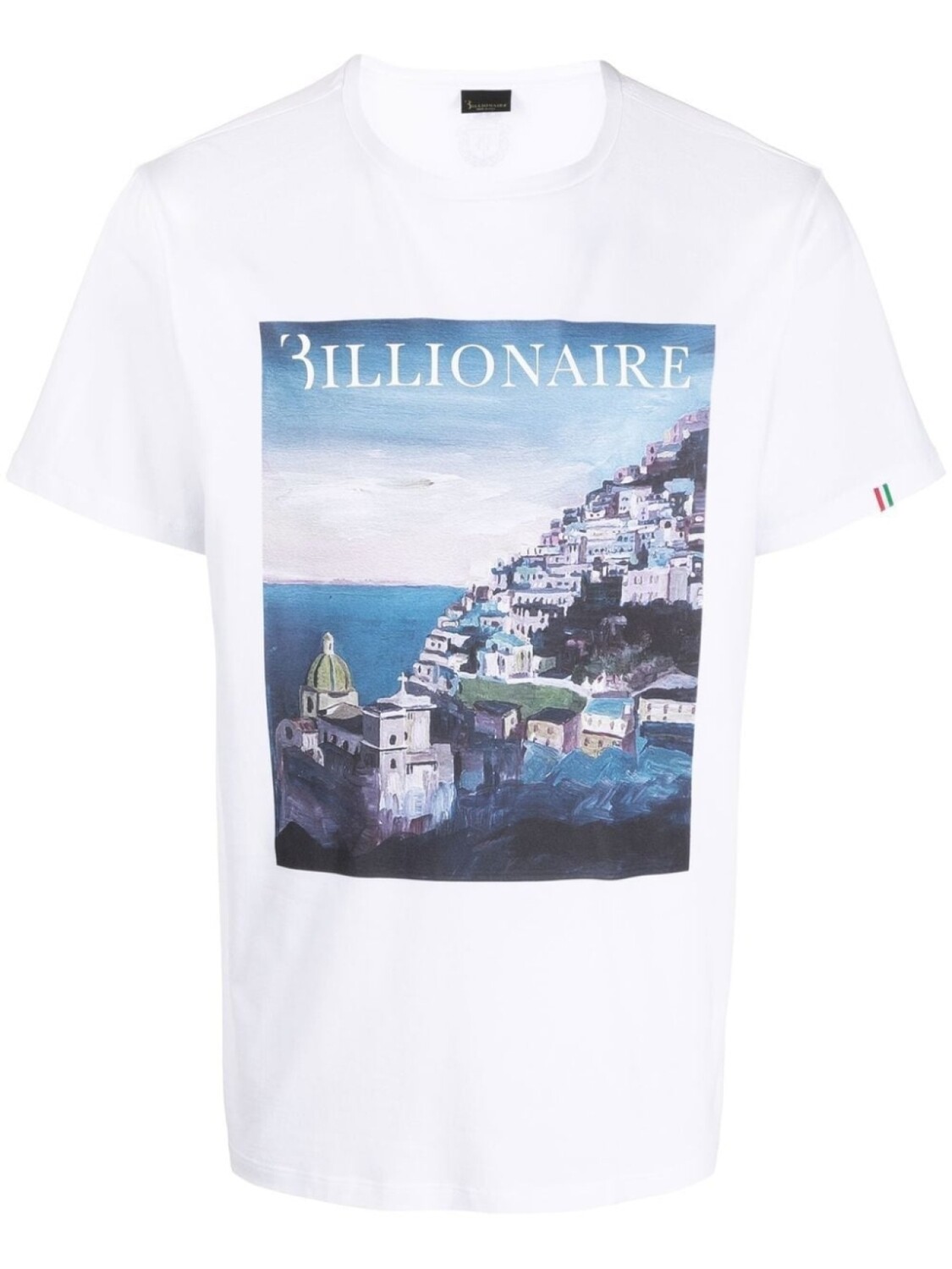 

Футболка с графичным принтом Billionaire, белый