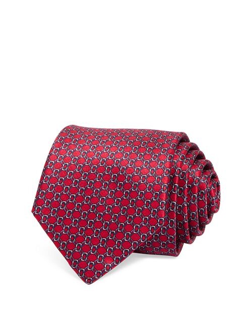 

Классический шелковый галстук-цепочка The Men's Store at Bloomingdale's, цвет Red