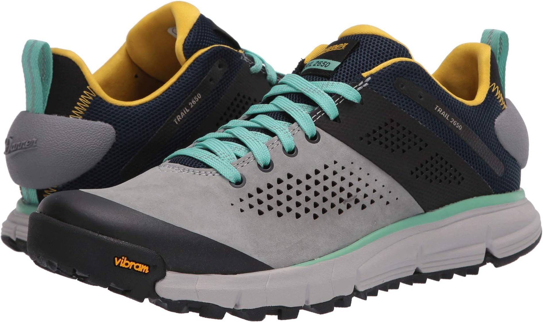 Походная обувь Trail 2650 3 Danner, цвет Gray/Blue/Spectra Yellow