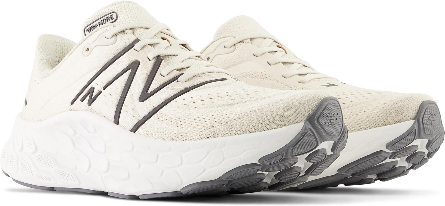

Кроссовки Fresh Foam X More v4 New Balance, цвет Timberwolf/Black Metallic