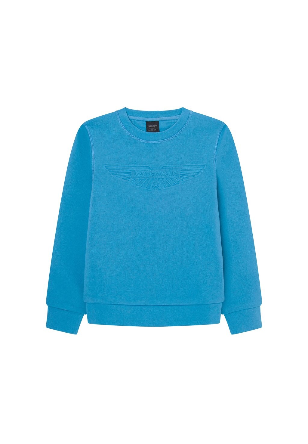 

Толстовка AM EMBOSSED CREW Hackett London, цвет hypa blue